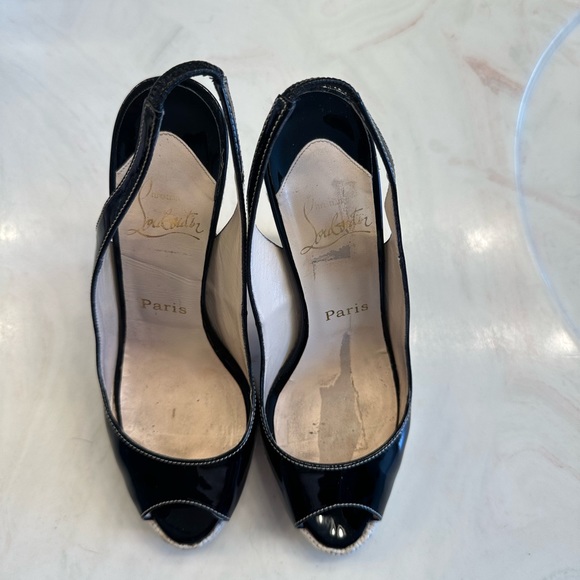 CHRISTIAN LOUBOUTIN PLATFORM SLINGBACK - Picture 3 of 9